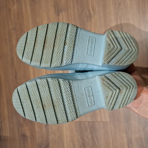 Hunter Women's Original Short Rainboot in Robin's Egg Blue (Size US 5) - Picture 7 of 9